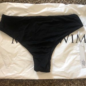 NWT Myra Swim Mia Bottom. Black. Size M.